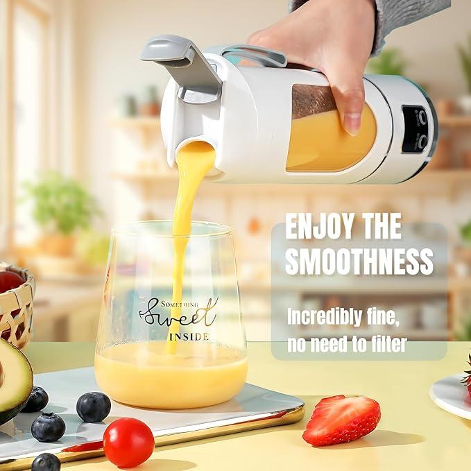 🔥Limited stock available 50% OFF🔥Digital Multimode Juicer Blender - Smart LED Display, Diet-Friendly，Leak Proof Design for Smoothies Liquid Diet, Shakes & Baby Food