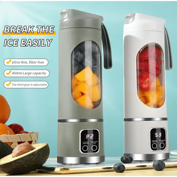 🔥Limited stock available 50% OFF🔥Digital Multimode Juicer Blender - Smart LED Display, Diet-Friendly，Leak Proof Design for Smoothies Liquid Diet, Shakes & Baby Food