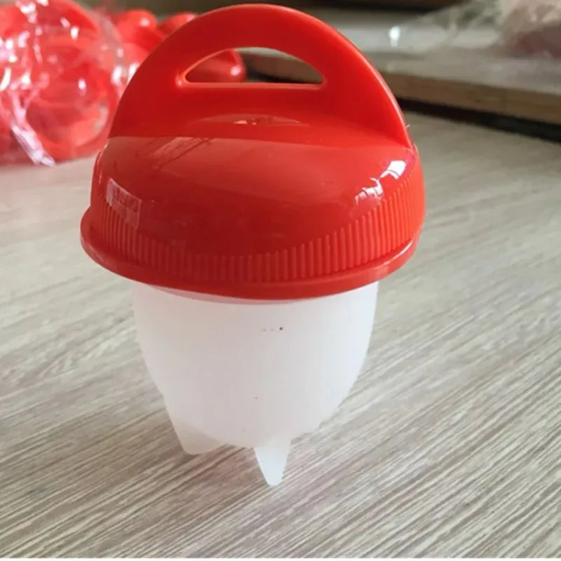 Non-stick Silicone Boiled Eggs Cup Kitchen Egg Cooker Poachers Silicone Steamed Egglettes Cooking Accessories Gift kitchen tools