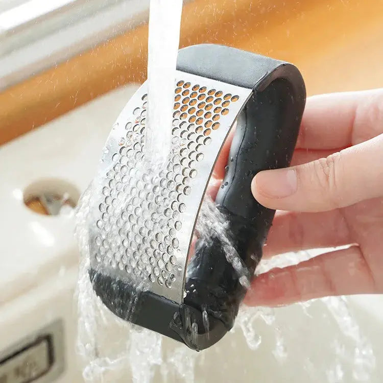 FlavorPress Pro Stainless Steel Garlic Press | Mince Garlic in Seconds