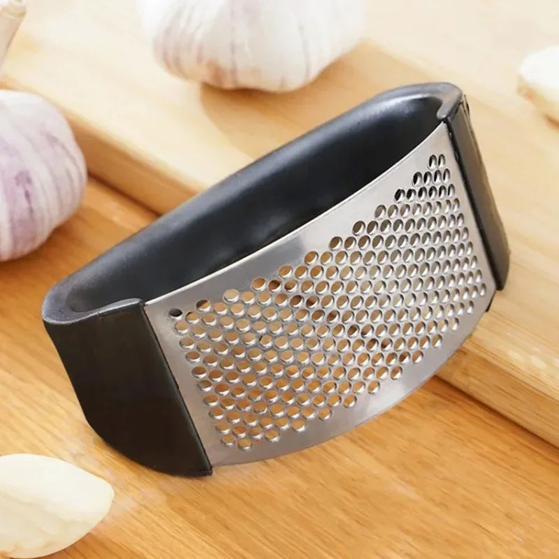 FlavorPress Pro Stainless Steel Garlic Press | Mince Garlic in Seconds