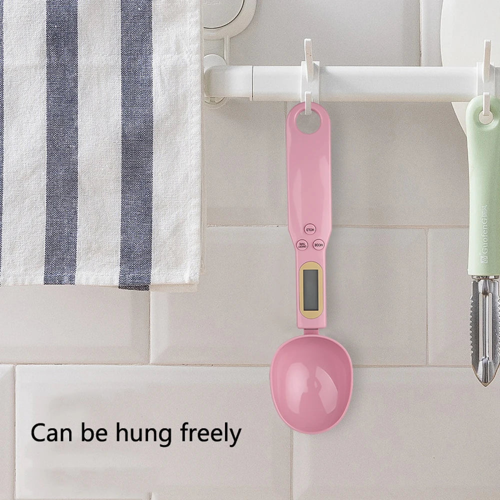 LCD Food Scale Spoon – Digital Kitchen Weight Measure (0.1–500g)